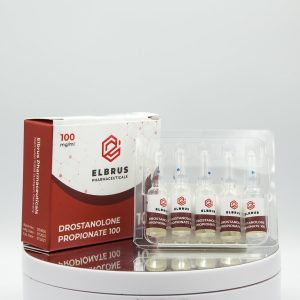 Drostanolone Propionate 100 mg Elbrus Pharmaceuticals photo d'emballage | anabolicosfrshop24.com