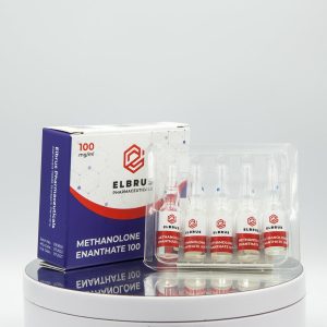 Methenolone Enanthate 100 mg Elbrus Pharmaceuticals photo d'emballage | anabolicosfrshop24.com