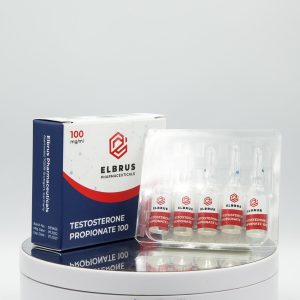 Testosterone Propionate 100 mg Elbrus Pharmaceuticals photo d'emballage | anabolicosfrshop24.com