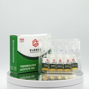 Trenbolone Acetate 100 mg Elbrus Pharmaceuticals photo d'emballage | anabolicosfrshop24.com