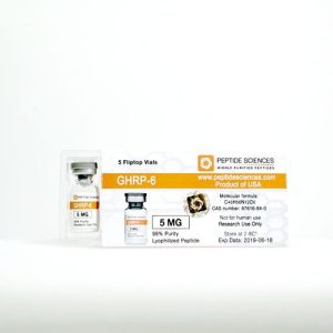 GHRP-6 5 mg Peptide Sciences photo d'emballage | anabolicosfrshop24.com