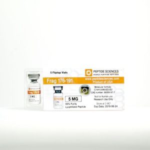 HGH Frag 176-191 5 mg Peptide Sciences photo d'emballage | anabolicosfrshop24.com