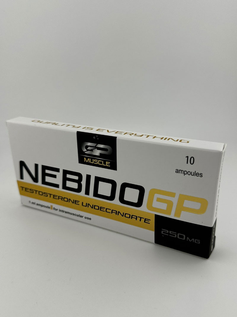 Testosterone Undecanoate 250 mg GP Muscle photo d'emballage | anabolicosfrshop24.com