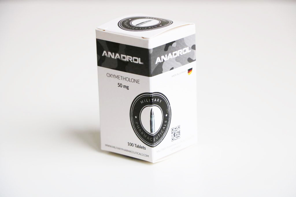 Anadrol 50 mg Military Pharma photo d'emballage | anabolicosfrshop24.com
