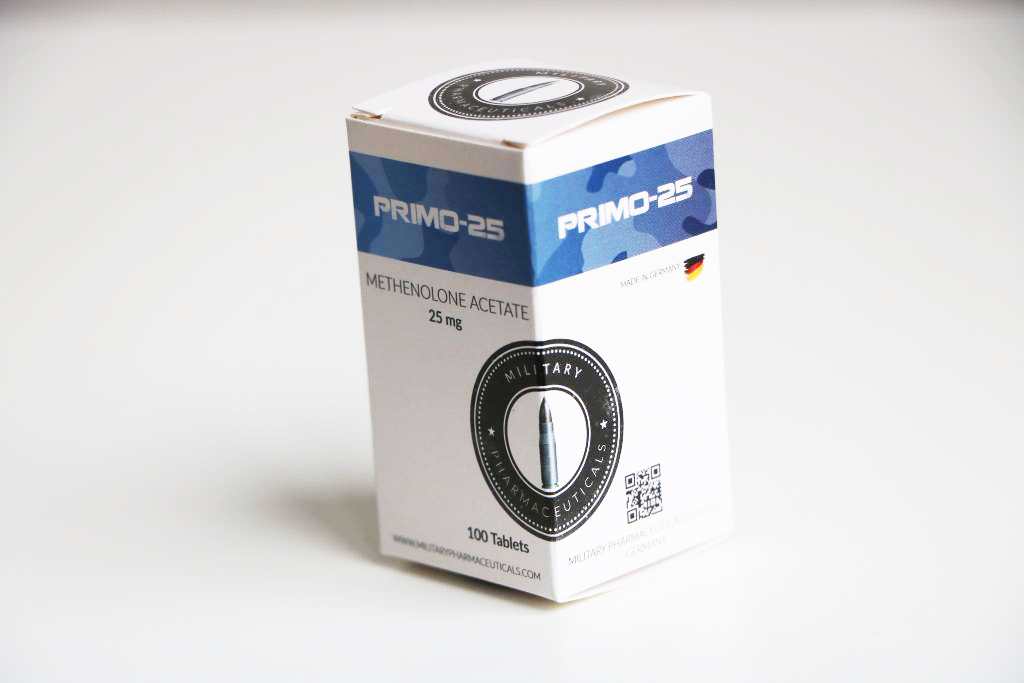 Primo 25 mg Military Pharma photo d'emballage | anabolicosfrshop24.com