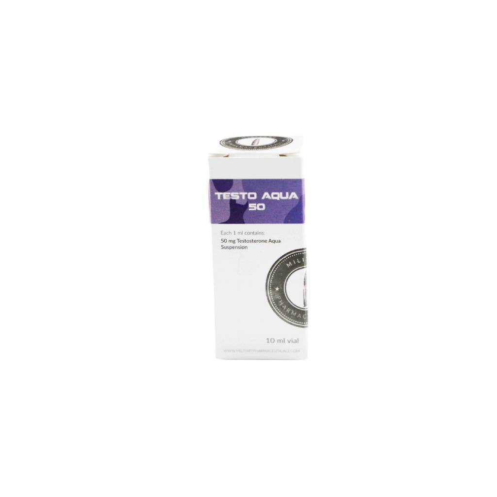 Aquva test 100 mg Military pharma photo d'emballage | anabolicosfrshop24.com